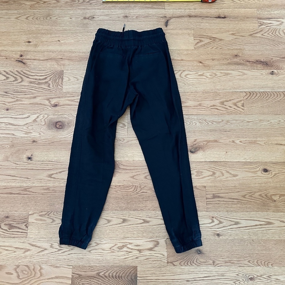 NWOT Athleta Cabo Linen Jogger - Color: Black - Size: 0 - Picture 8 of 11